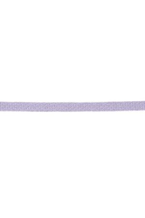 Bracelet ruban couleur unie Lilas Polyester h5 