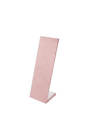 Pulseras expositoras 15 piezas - Nylon rosa h5 