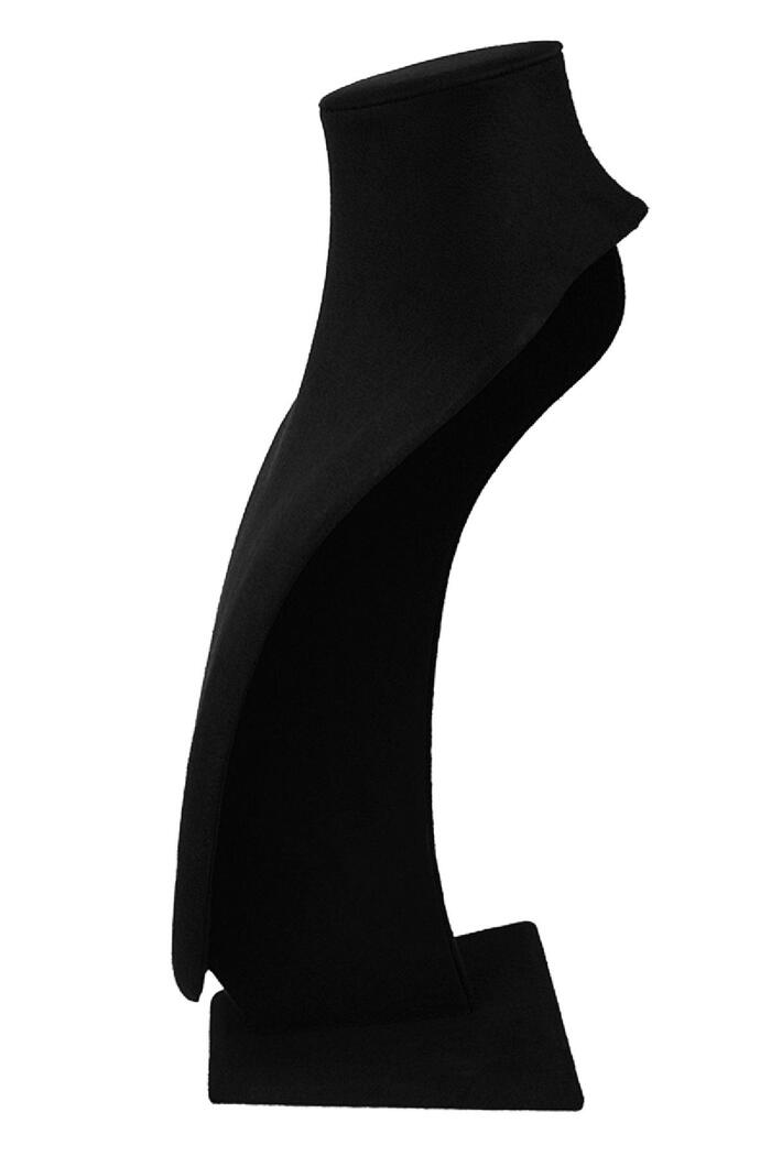 Display halsketting - zwart Nylon Afbeelding2