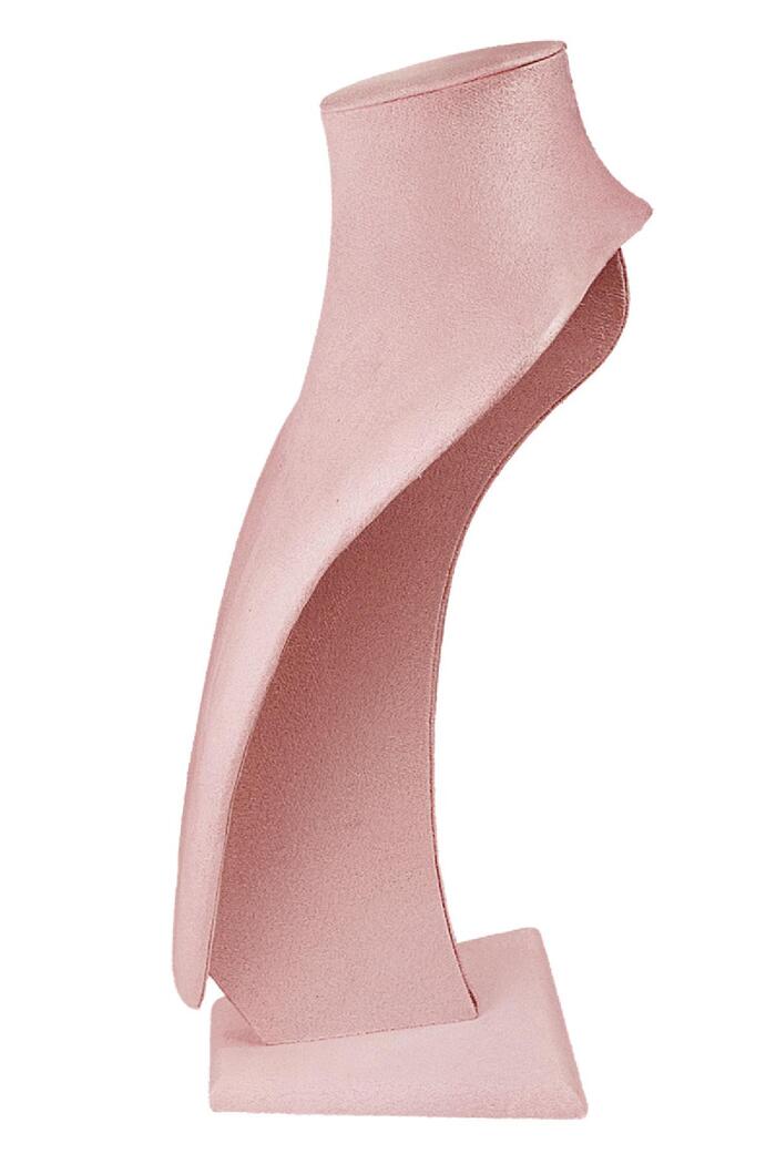 Display halsketting - roze Nylon Afbeelding2