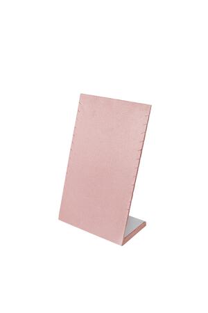 Cadenas expositoras 12 piezas - Nylon rosa h5 