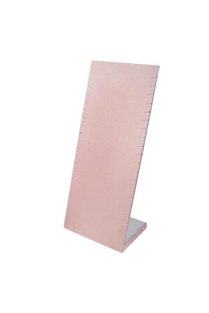 Catene da esposizione 18 pezzi - Nylon rosa h5 