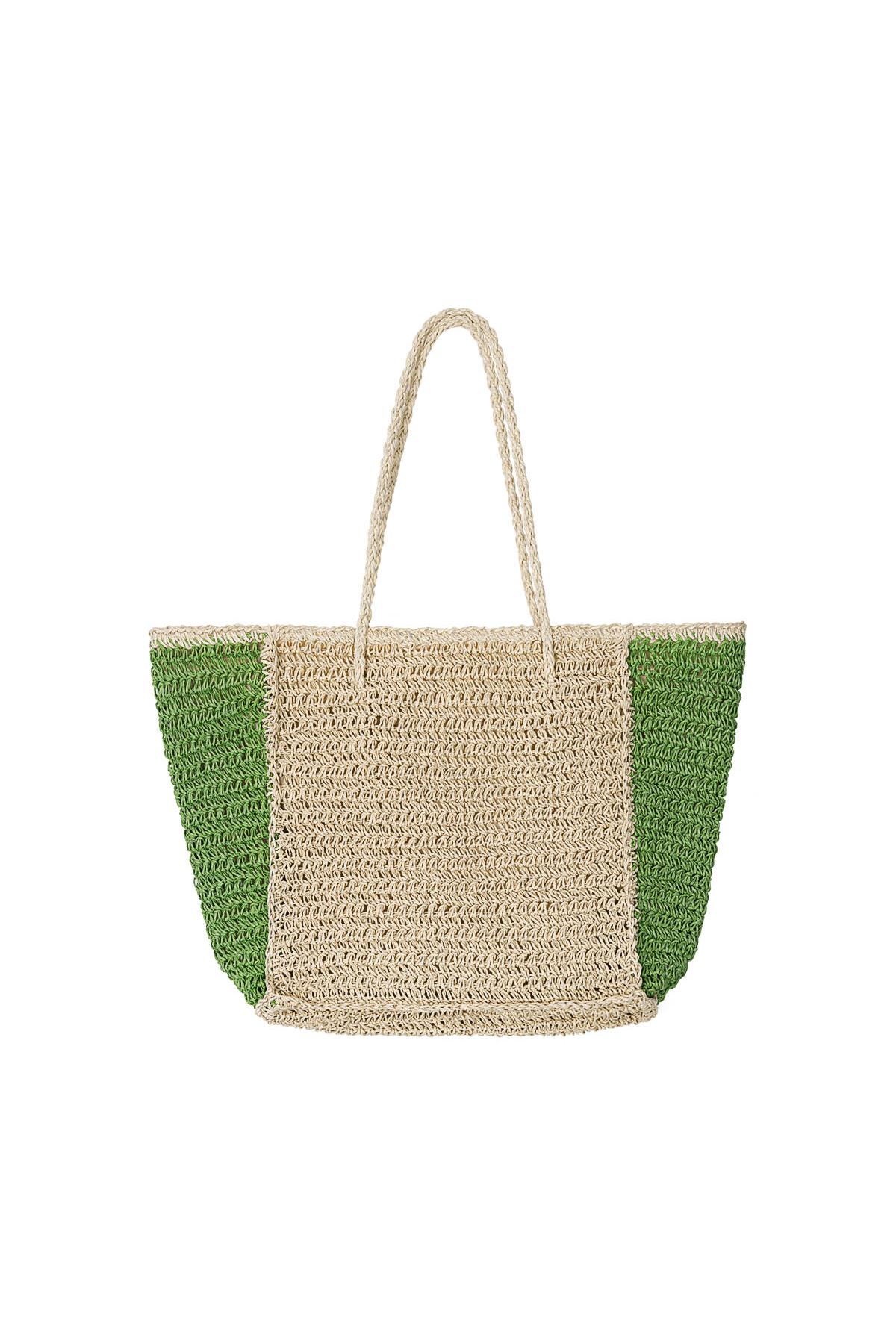 Beach bag - green Paper