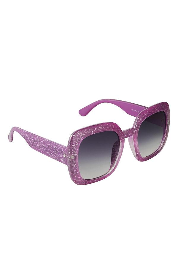 Sunglasses basic with details Purple PC One size