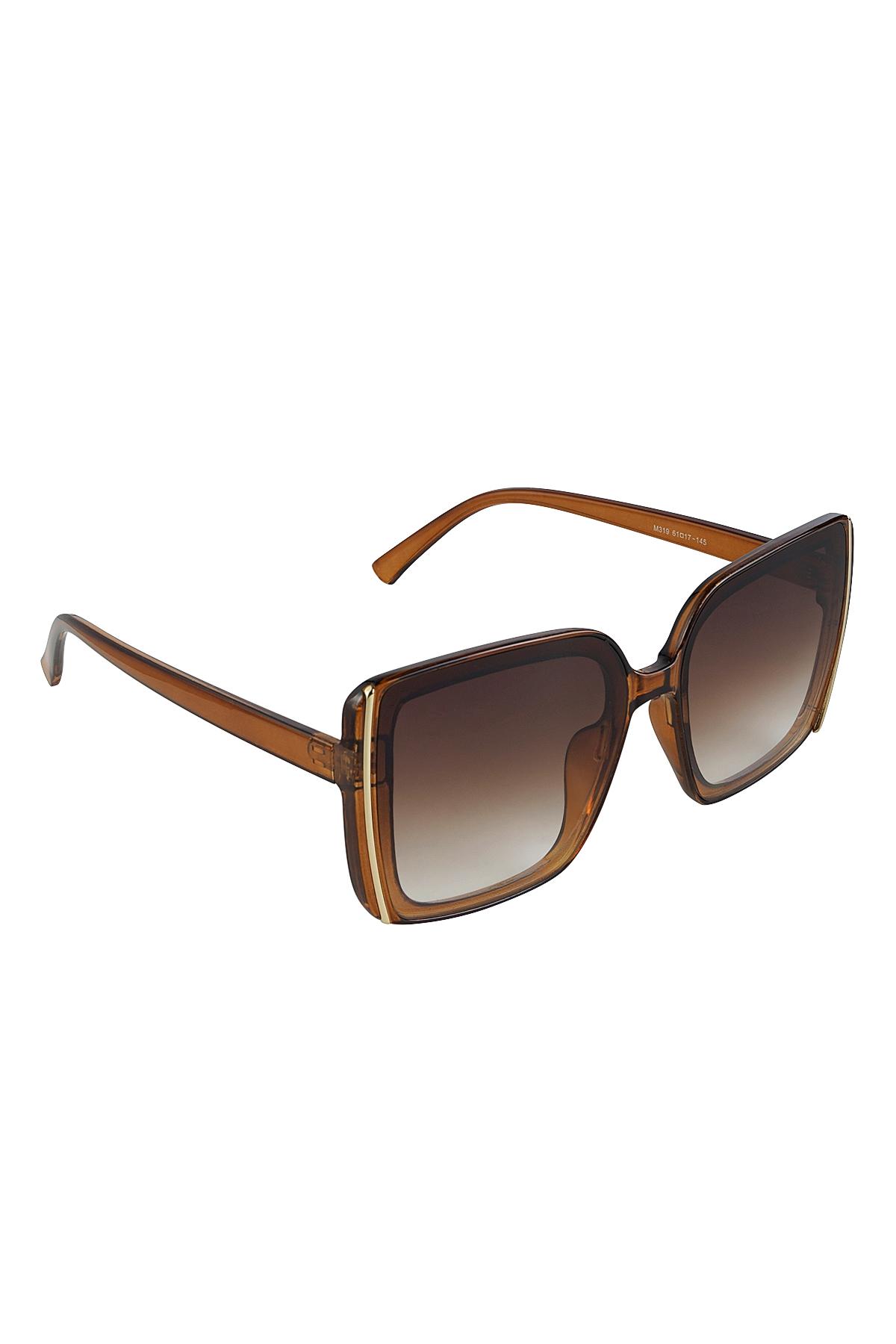 Sunglasses basic with line Brown PC One size h5 