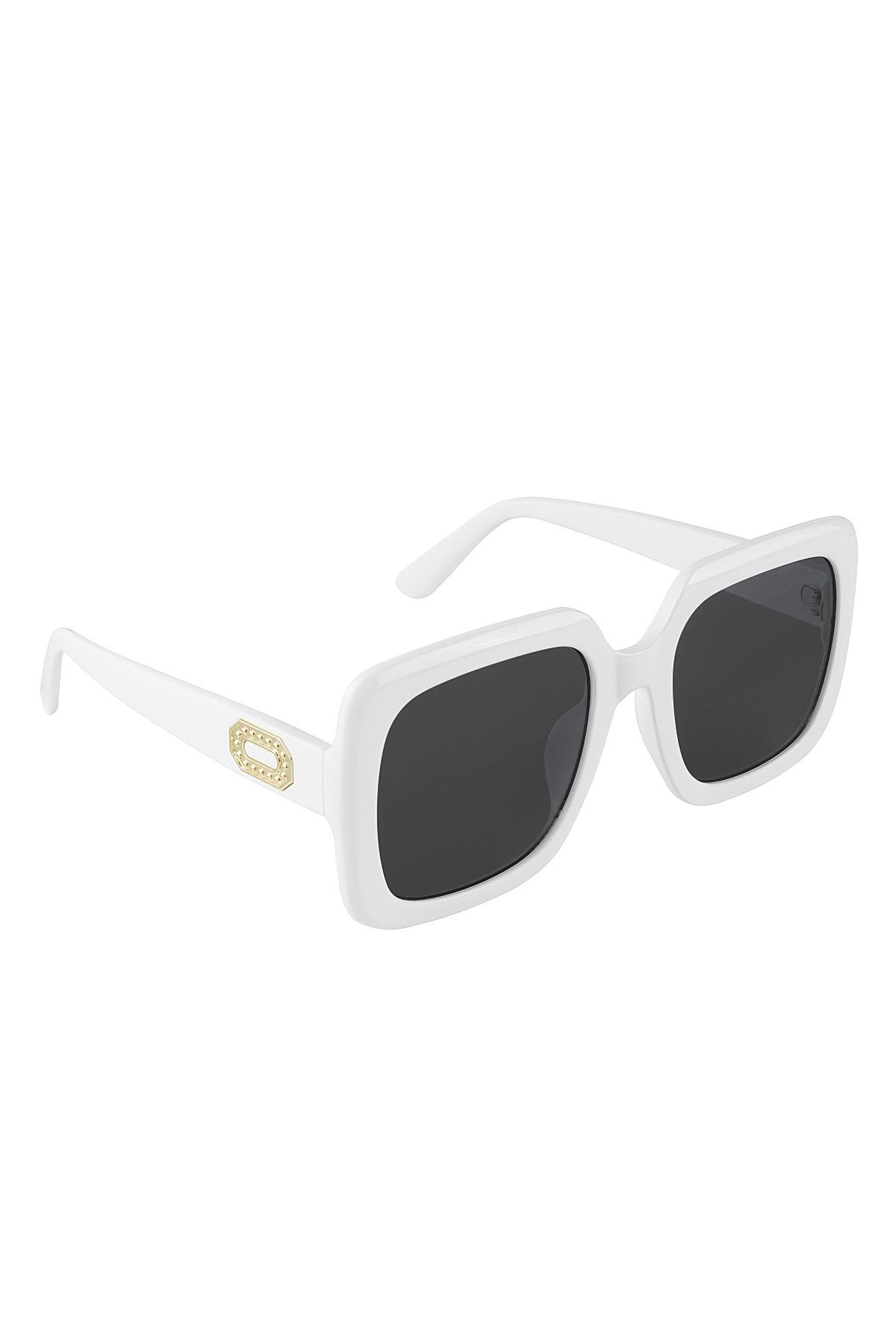 logolu güneş gözlüğü White PC One size