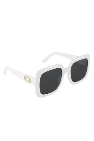 Sunglasses with logo White PC One size h5 