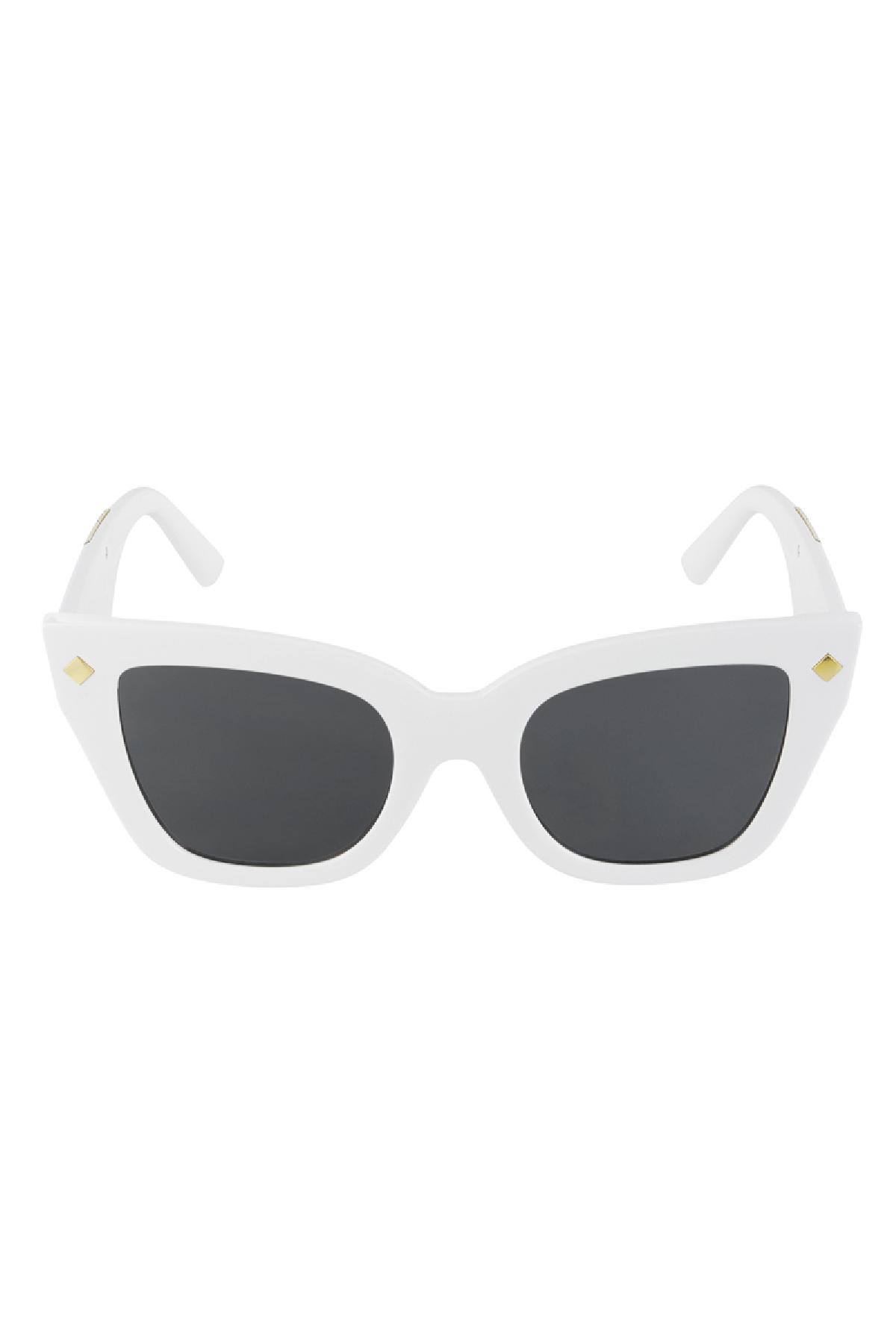 Sunglasses basic/Gold color White PC One size 2