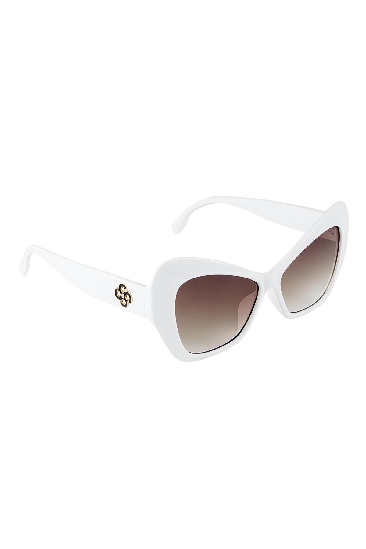 Sunglasses statement White PC One size