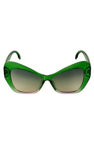 Déclaration de lunettes de soleil Vert PC Taille unique h5 Image3