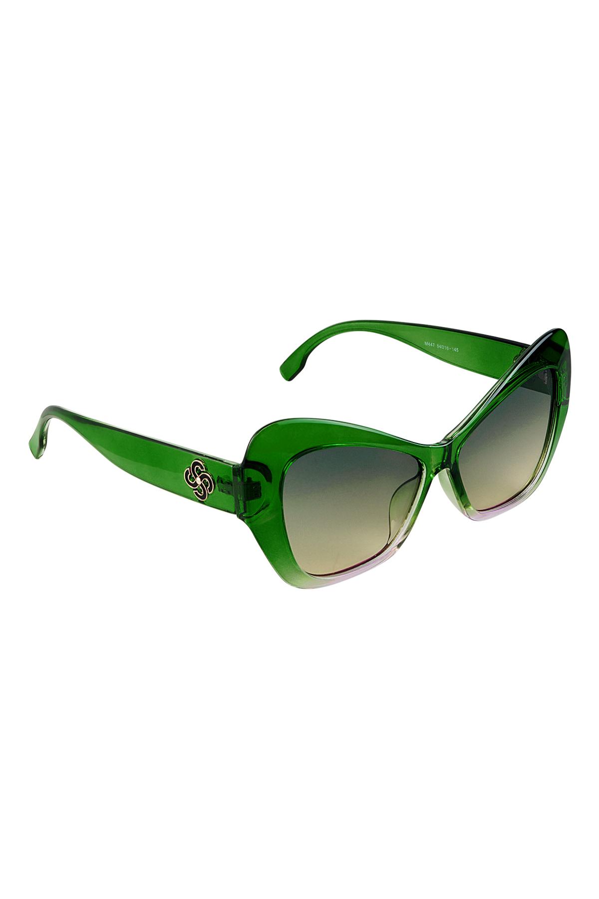 Déclaration de lunettes de soleil Vert PC Taille unique