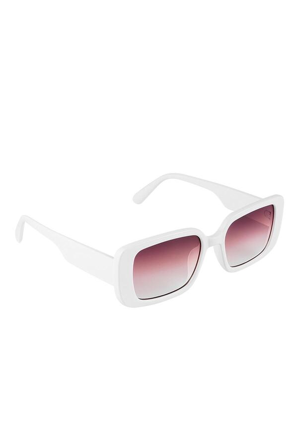 Sonnenbrille mit kleinem Rahmen Weiß PC One size