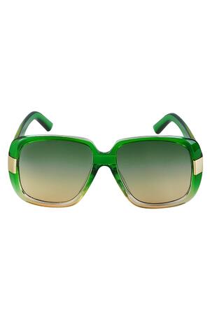 Occhiale da sole basic con dettagli dorati Green PC One size h5 Immagine3