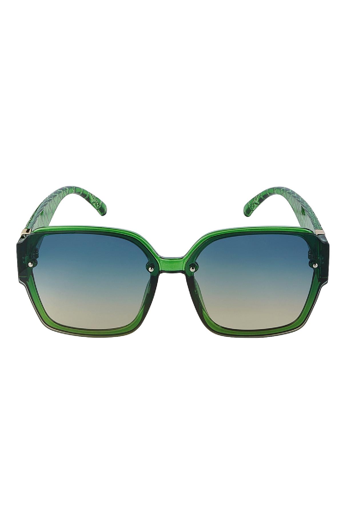 Structured sunglasses Green PC One size Picture3