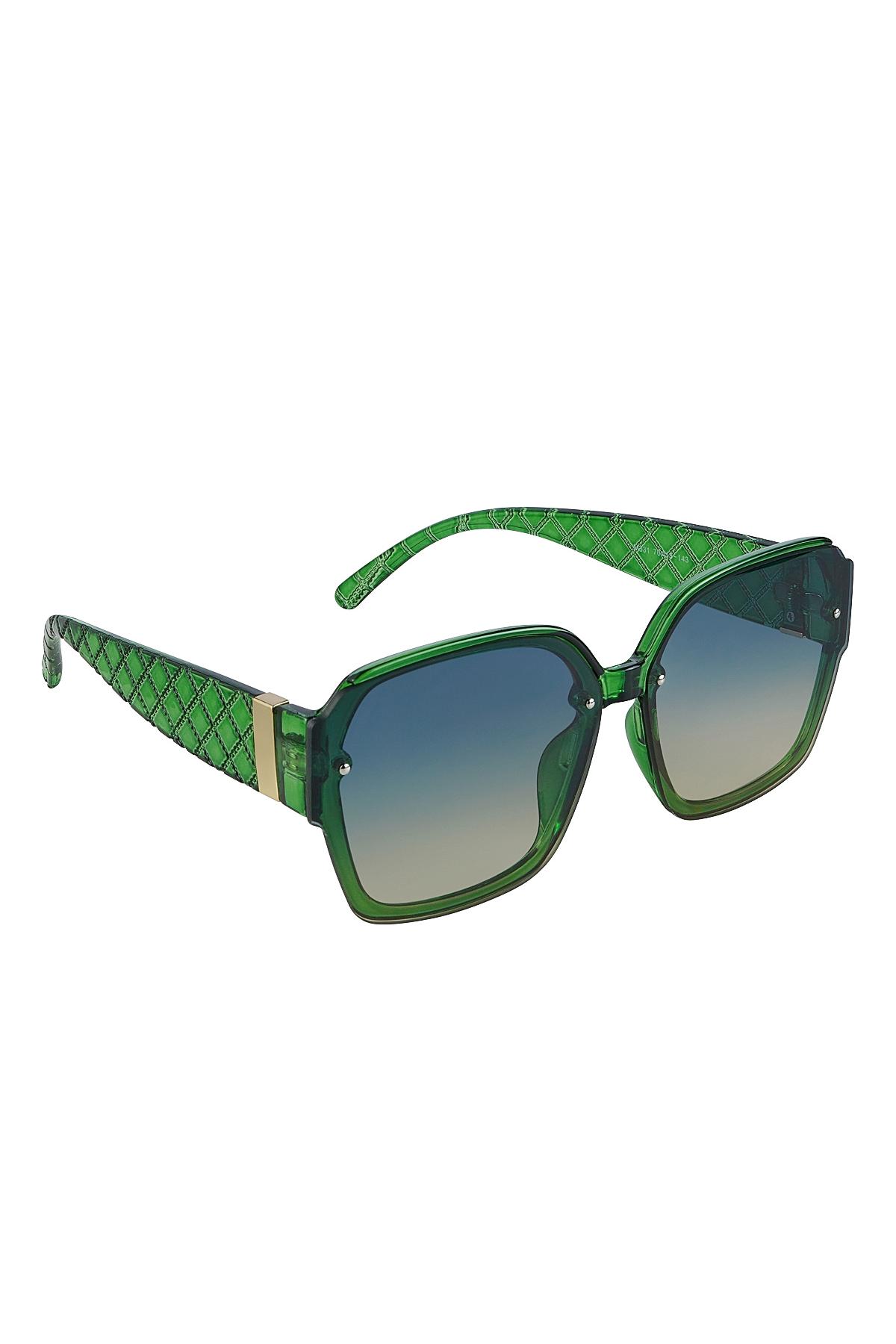 Structured sunglasses Green PC One size h5 