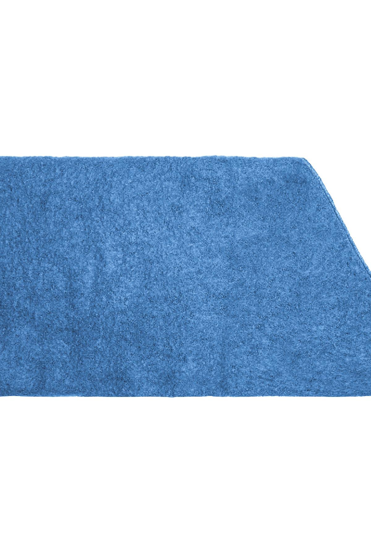 Morbida sciarpa invernale blu Blue Polyester Immagine4