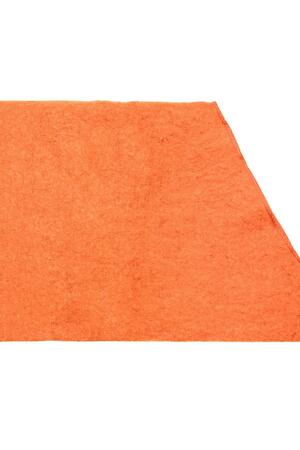 Morbida sciarpa invernale arancione Camel Polyester h5 Immagine3