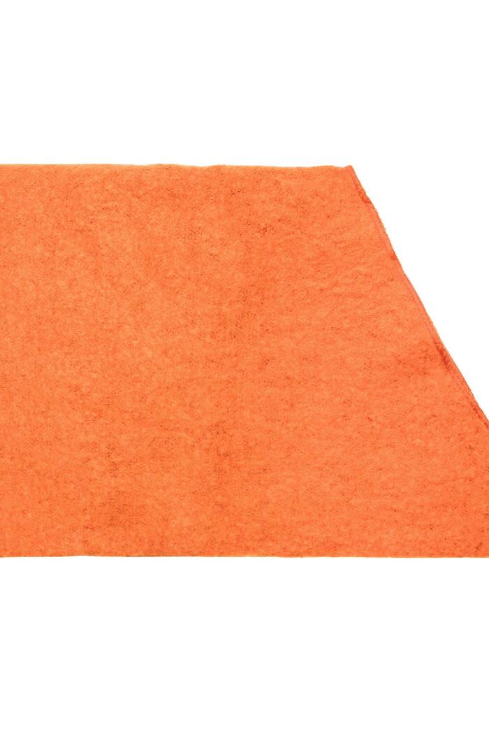 Écharpe d'hiver douce orange Camel Polyester Image3