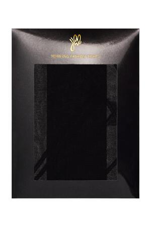 Motif de diamant collants Noir Nylon S/M h5 Image4