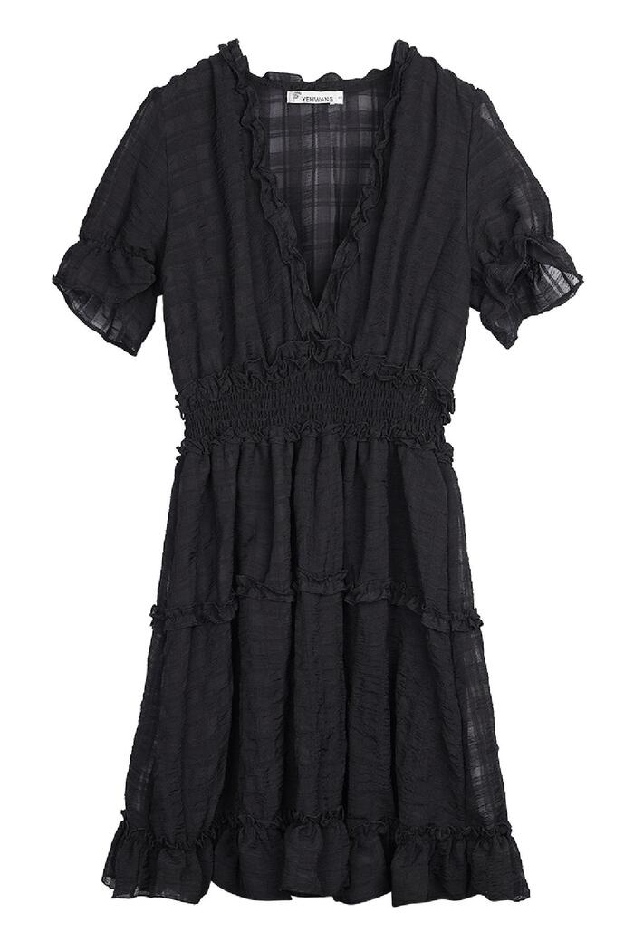 Dress with ruches Black XS 