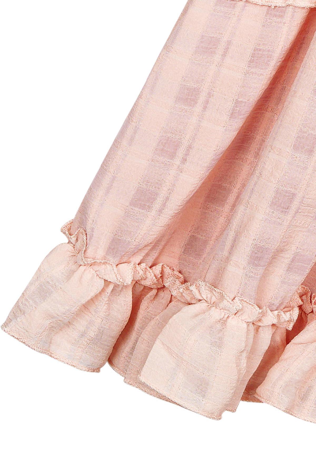 Dantelli elbise Pink XS h5 Resim2