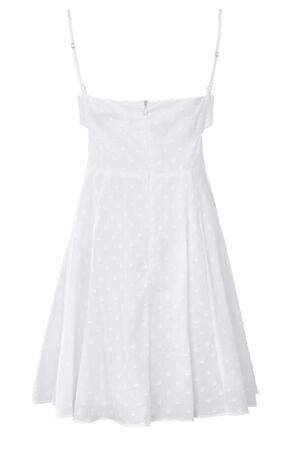 Mini jurk met uitgesneden taille Wit L h5 Afbeelding6