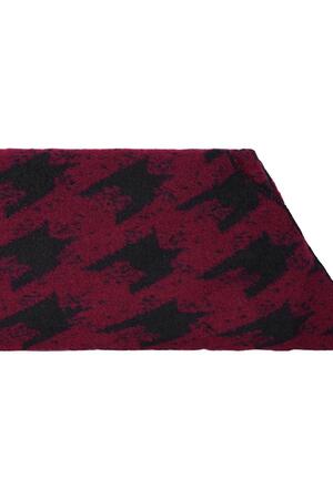 Winter scarf Red Polyester h5 Picture3