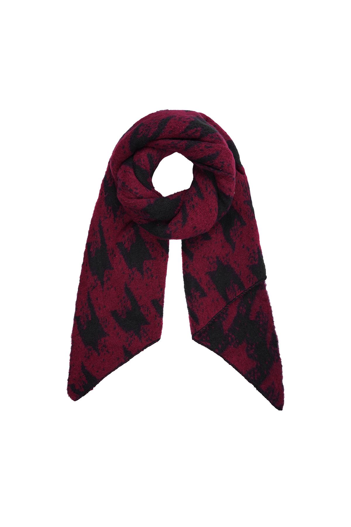 sciarpa invernale Red Polyester