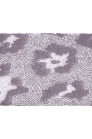 Winter Scarf Grey Polyester h5 Immagine3