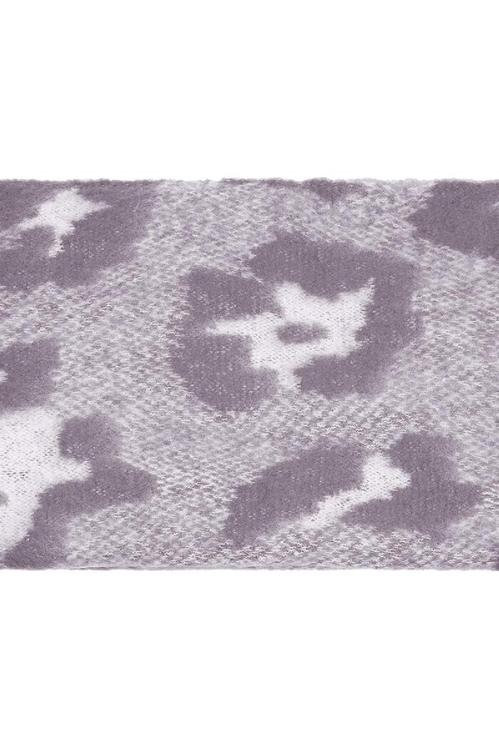 Kış Eşarp Grey Polyester Resim3