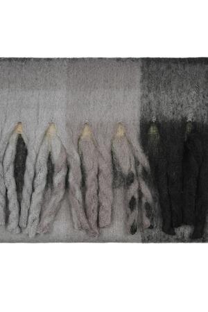 Sjaal met franjes Multi Polyester h5 Afbeelding3