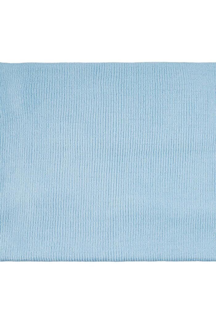 Scarf basic Light Blue Acrylic Picture4