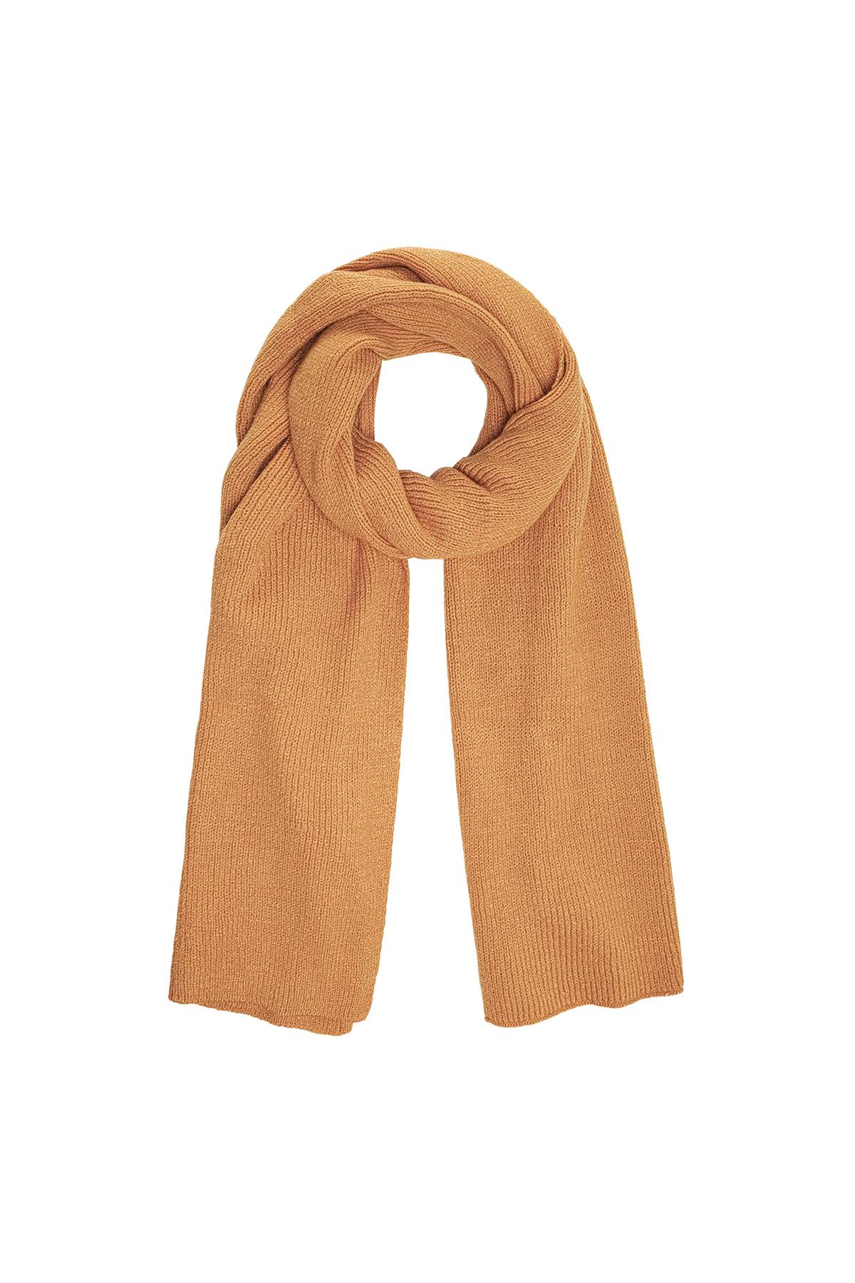 Scarf basic Camel Acrylic