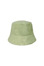 Verde / One size / Sombrero de pescador con textura de peluche Verde Poliéster One size Imagen2