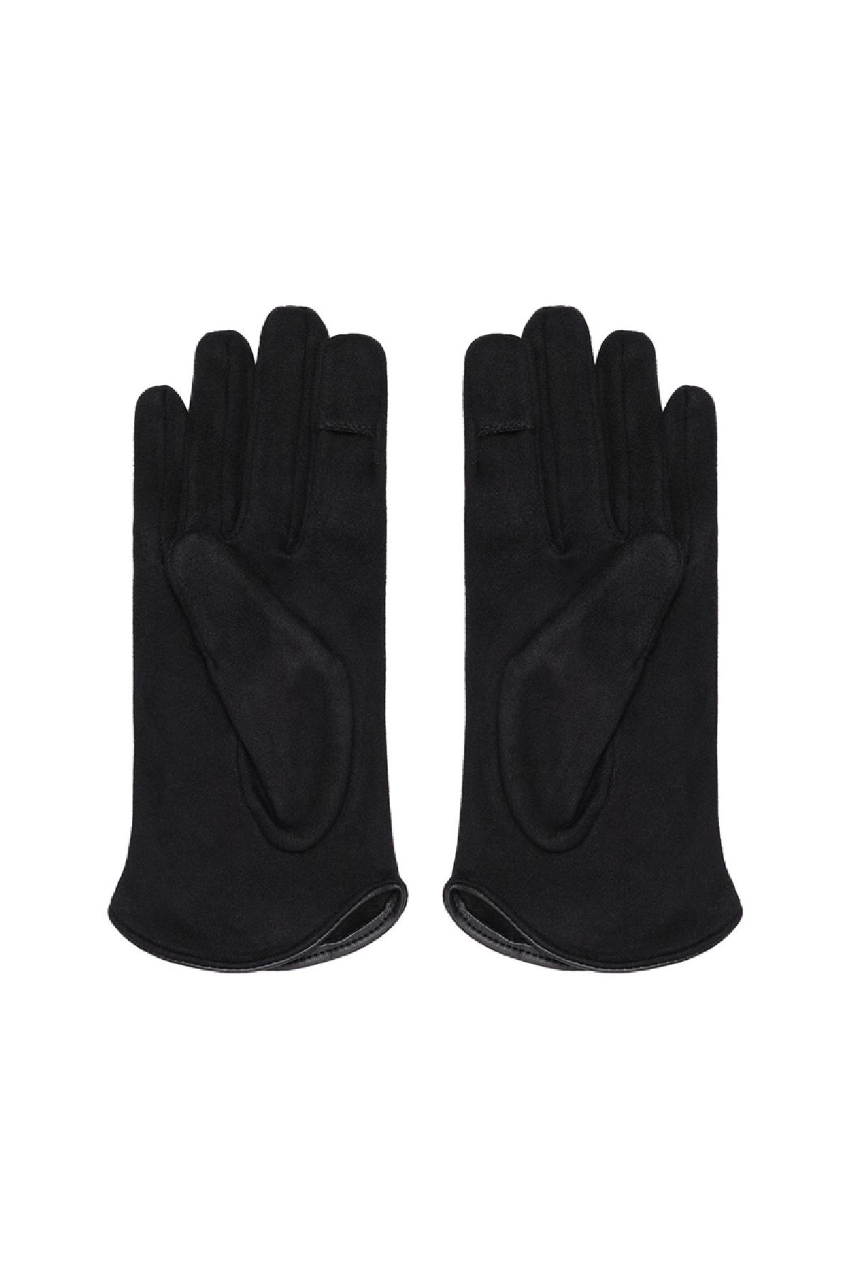 Classic gloves black Polyester One size h5 Picture3