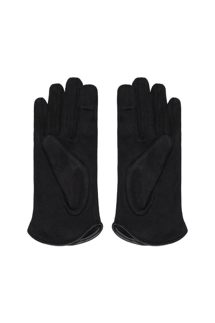 Klassische Handschuhe schwarz Polyester One size Bild3