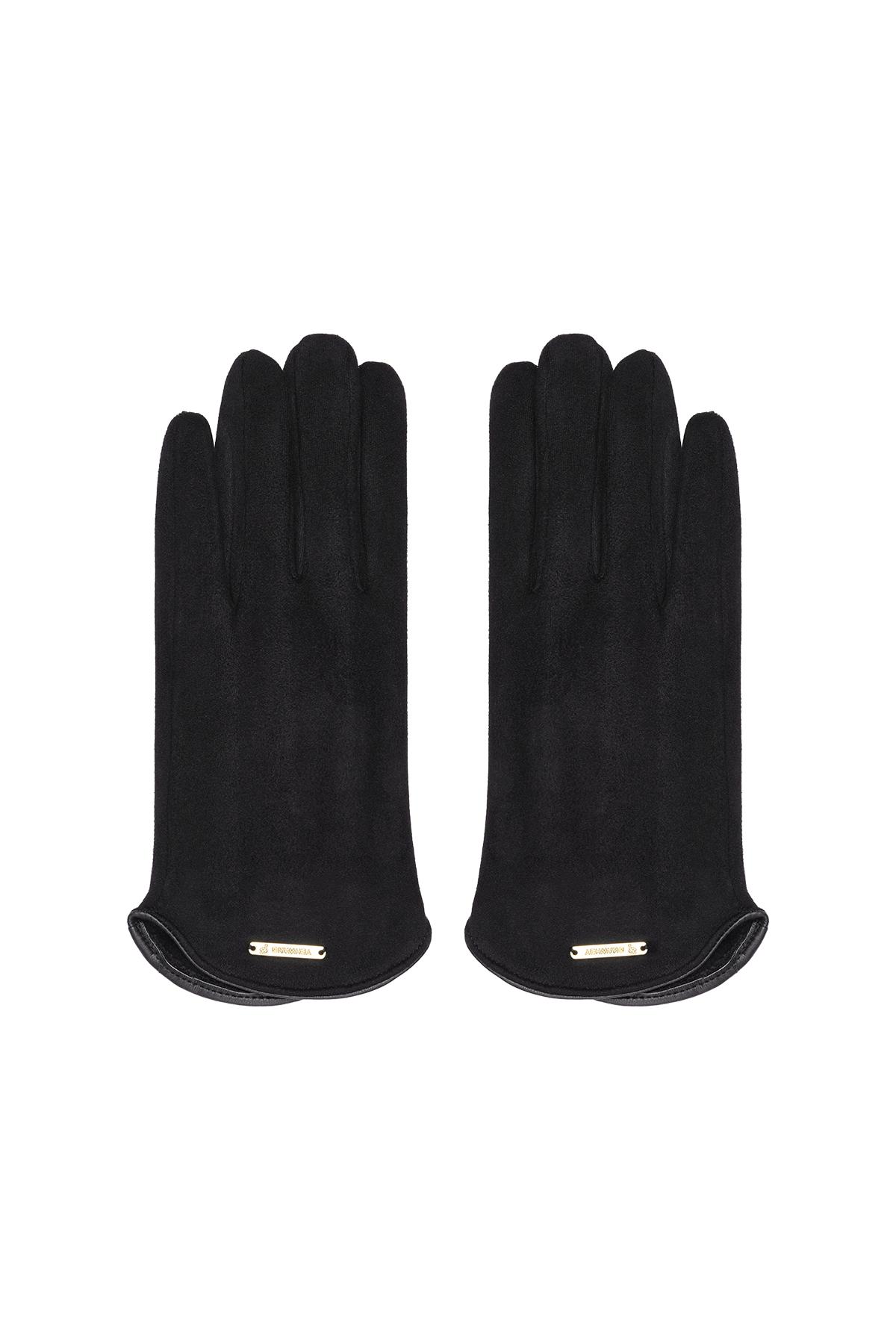 Klassische Handschuhe schwarz Polyester One size