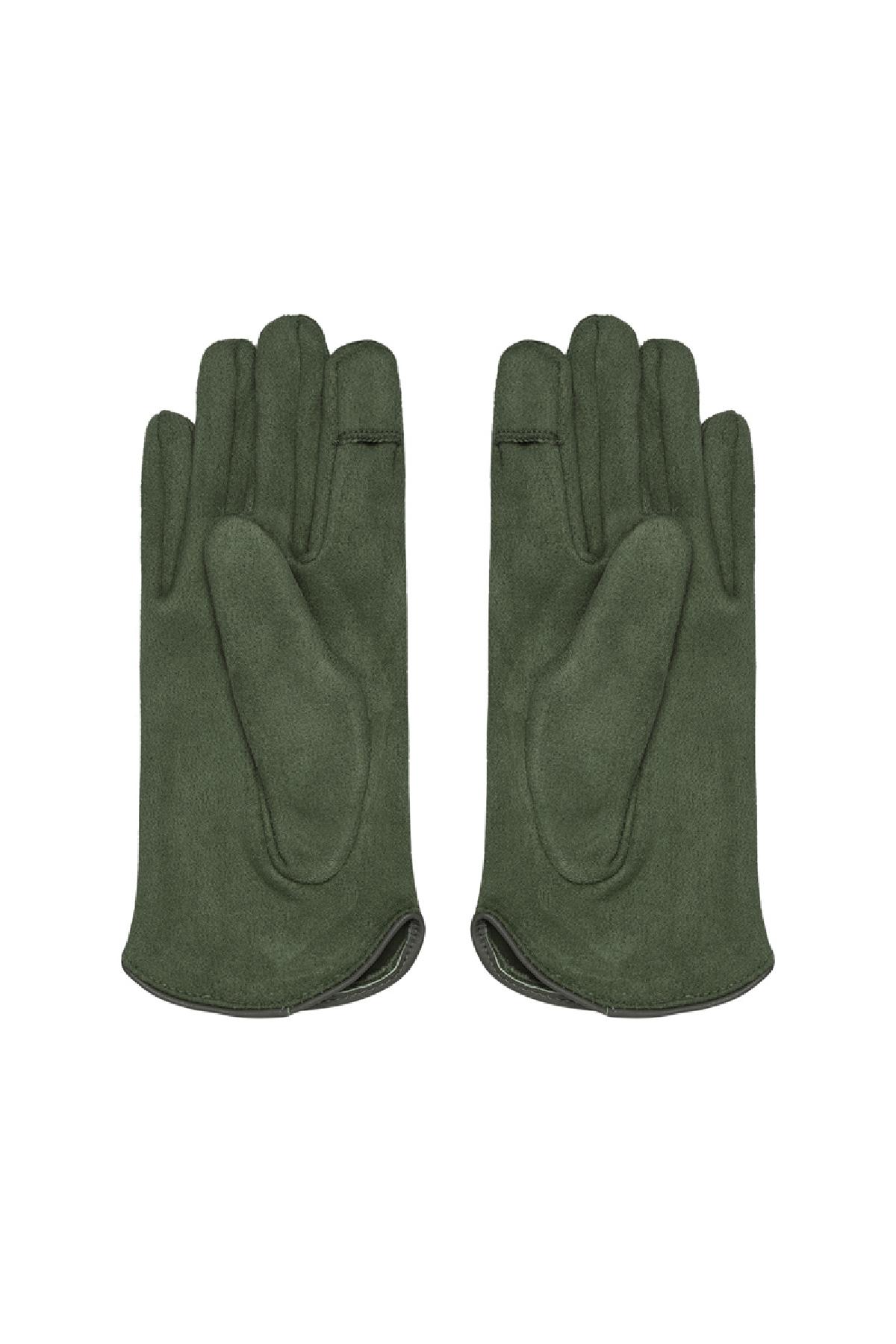 Classic gloves green Polyester One size h5 Picture3