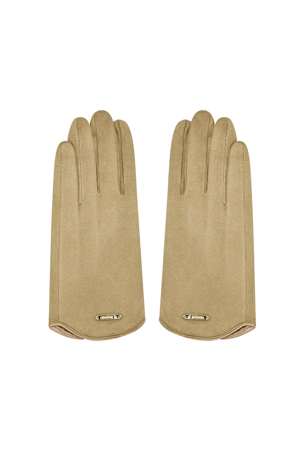 Classic gloves beige Polyester One size 2