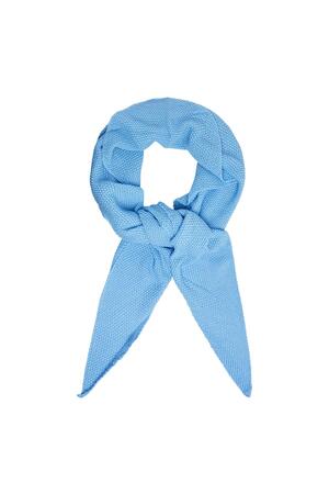 Sjaal om me heen Blauw Acryl h5 