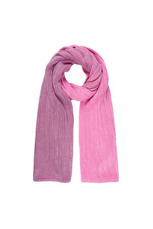 Tie dye scarf Pink Acrylic h5 