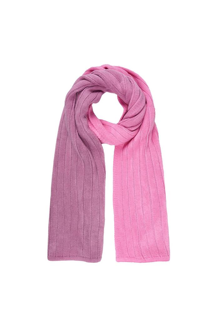Tie dye scarf Pink Acrylic 