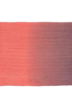 Tie dye scarf Orange Acrylic h5 Picture3