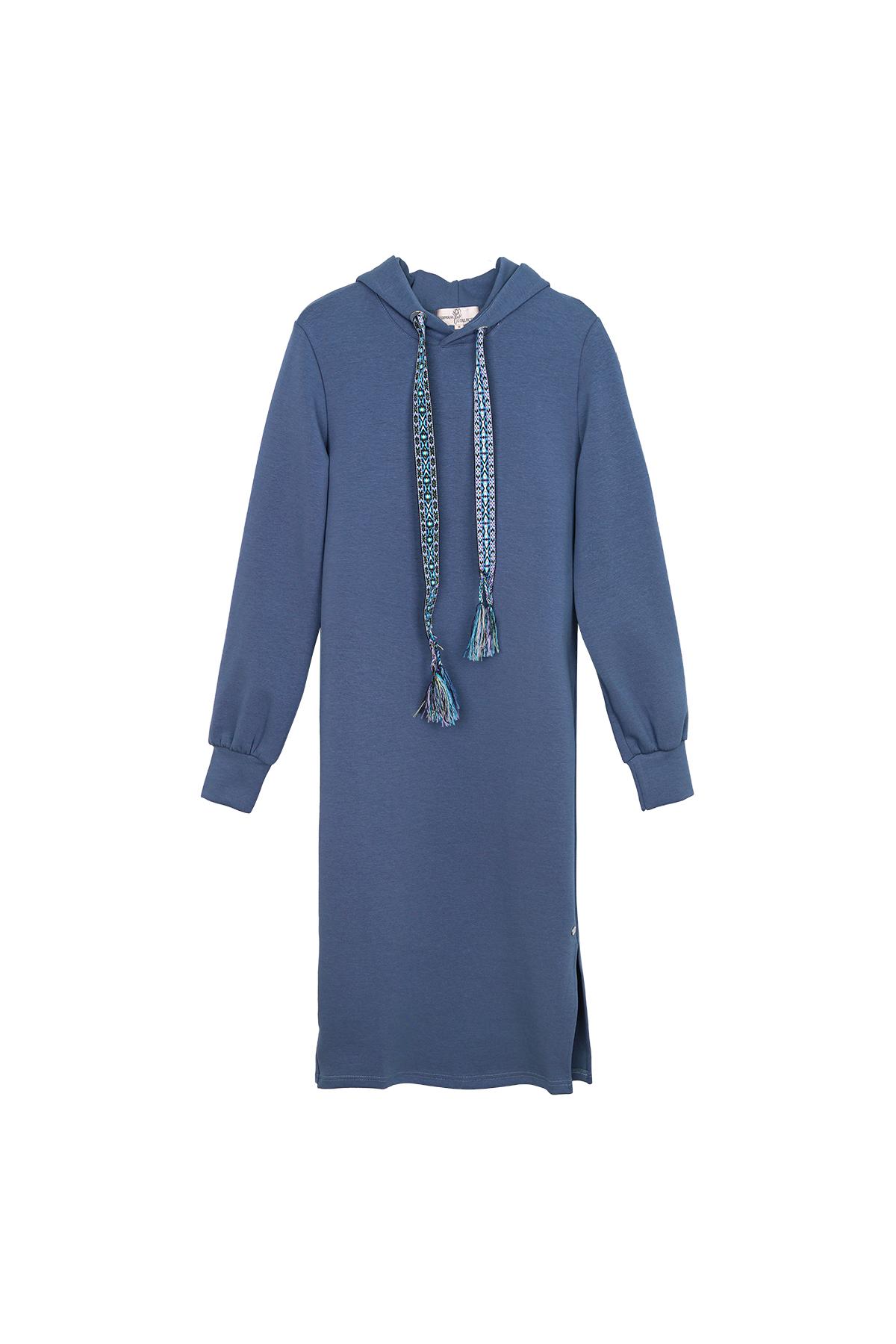 Sweater dress Blue S h5 