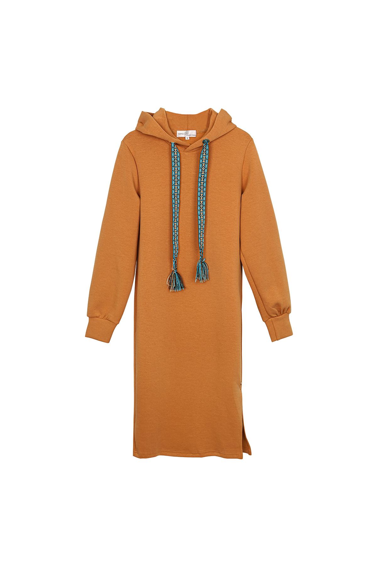 Sweater dress Orange L 2