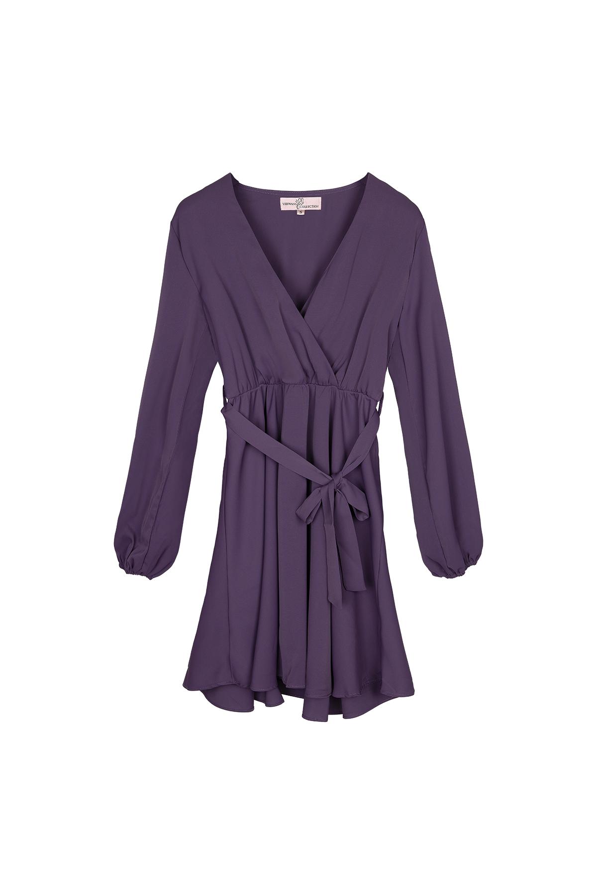 Chiffon dress Purple S 