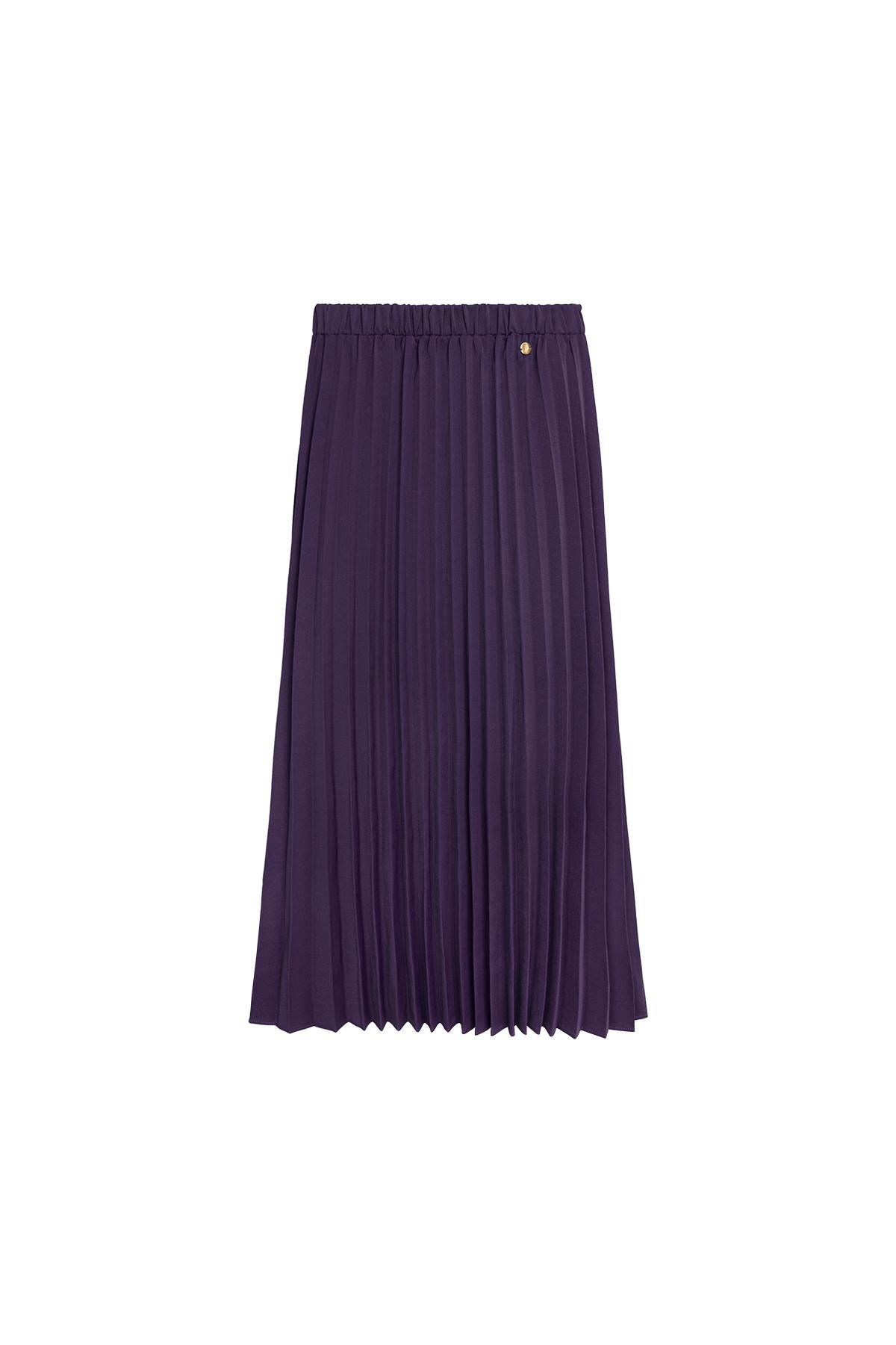 Pleated skirt Purple S 2