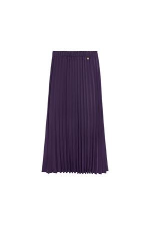 Pleated skirt Purple M h5 
