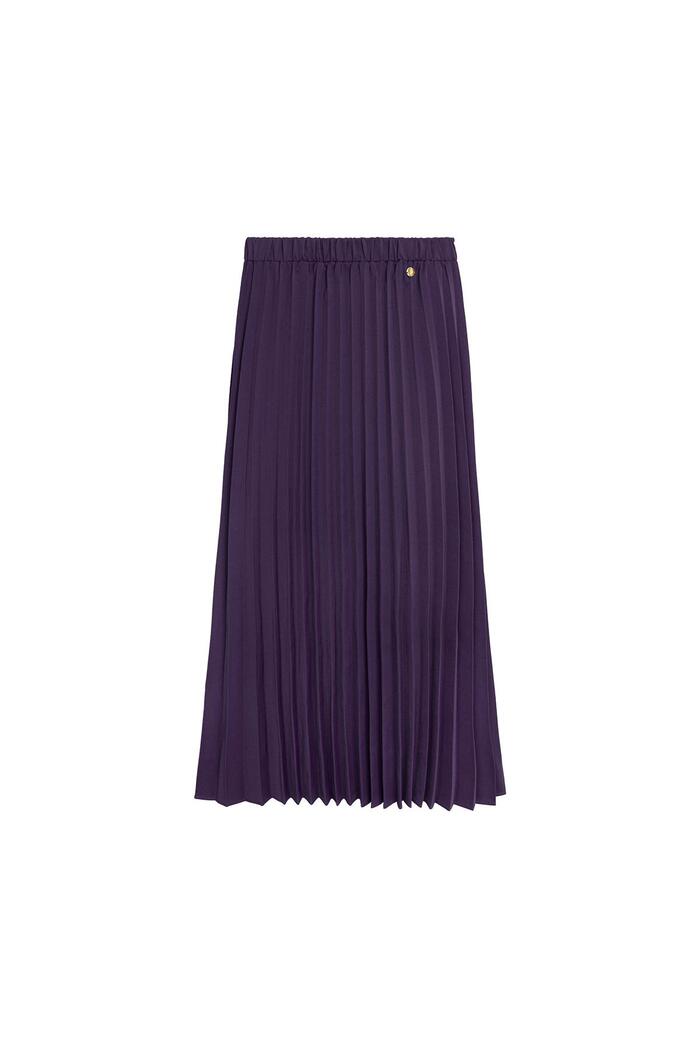Pleated skirt Purple S 