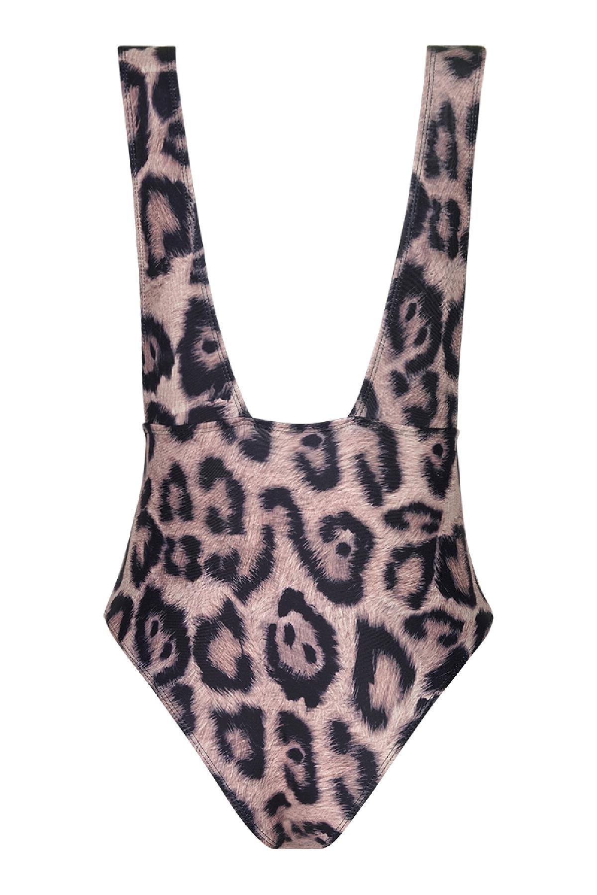Animal print swimsuit White M h5 Picture8